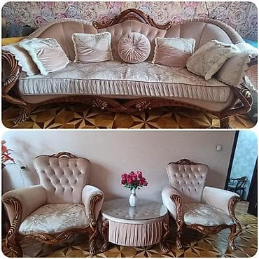 Mebel: Divan desti. Satılır 500 azn. Jurnalni ile birlikde. Real alıcıya — 1