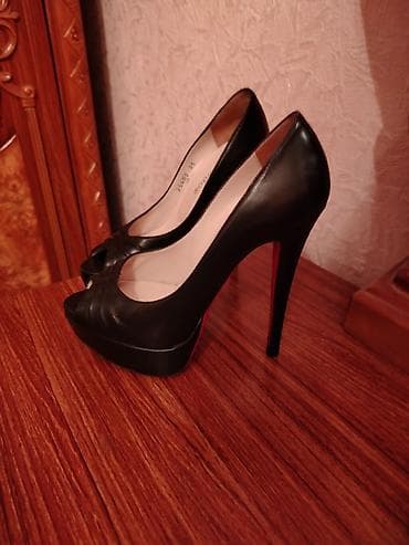 nursace: Nursace qadın tuflisi - Model: Açıq burunlu, platformalı stiletto - — 4