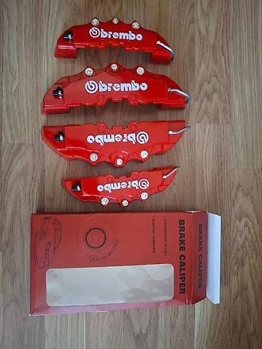 w210 disk: Brembo əyləc qapaqları (caliper cover) – keyfiyyətli, təzə qutuda — 4