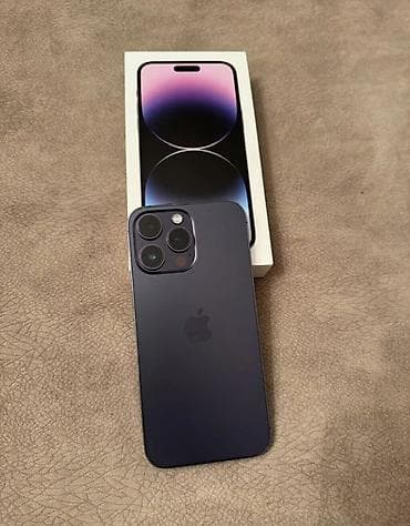 ps3 oyun diskləri: IPhone 14 Pro, 256 GB, Deep Purple, Zəmanət, Simsiz şarj, Face ID — 1
