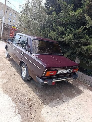 hyundai emblem: VAZ 2106 sedan - Kuzov: 4 qapılı sedan, tünd albalı rəng - Mühərrik — 8