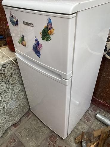 İşlənmiş 2 qapılı Beko Soyuducu Satılır, rəng - Ağ — 2