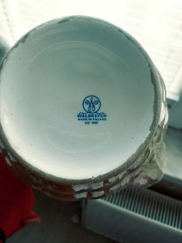 Çay dəsti, rəng - Bej, Farfor, 15 nəfərlik, Polşa