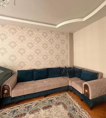 metbex mebel islenmis: Künc divan, Açılmayan, Vеlur parça — 1
