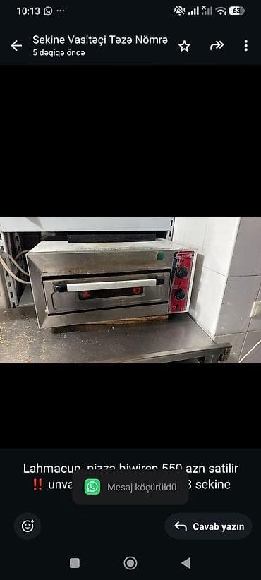 Lahmacun pizza biwiren 550 azn satilir‼️ unvan masazir kod9_9333