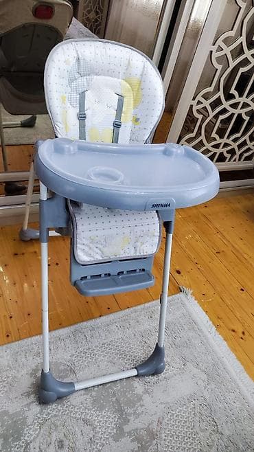 Yemək masaları, oturacaqları: Uşaq yemək stulu – SHENMA - Rahat və geniş oturacaq: yumşaq parça — 2