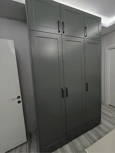 tekstil: Mebel növü: Geyim dolabı - Model: 3 qapılı, əlavə yuxarı bölməli — 1