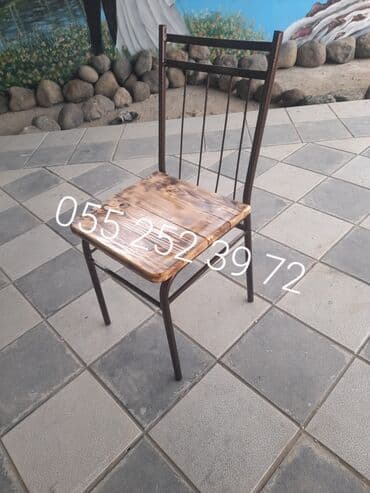 stol və stul dəstləri: Yeni, Dördbucaq masa, 4 stul, Açılmayan, Stullar ilə, Taxta, Azərbaycan — 6