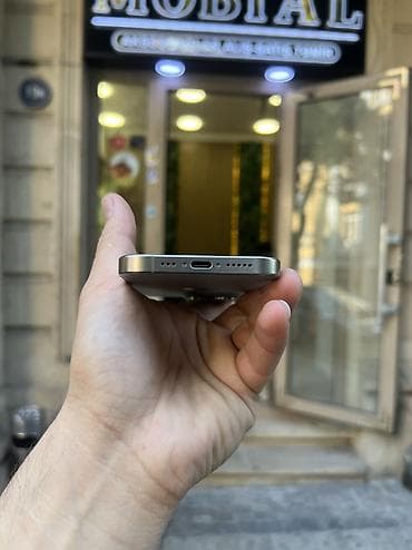 kredit iphone: IPhone 15 Pro, 256 GB, Natural Titanium, Zəmanət, Simsiz şarj, Face ID — 6