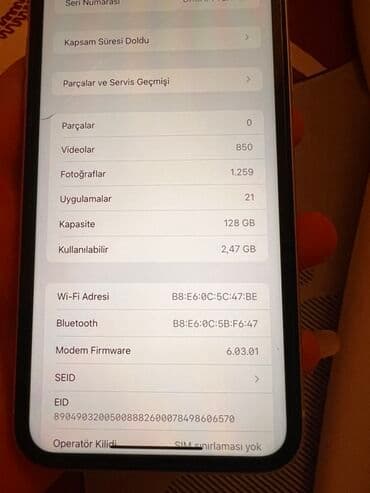 apple nausnik: IPhone 11, Ağ, Face ID — 6