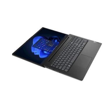 lenovo notebook qiymeti: Lenovo noutbuk – incə çərçivəli 15.6" ekranlı, qara korpusda. Ekran — 2