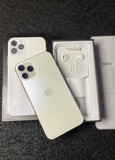 ipad pro 11 m2: IPhone 11 Pro, 256 GB, Gümüşü, Zəmanət, Kredit, Simsiz şarj — 1