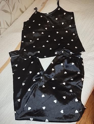 stringer alt geyimi: Qadın pijama dəsti - 2 hissəli dəst: nazik qoşqulu (spagetti qayışlı) — 3