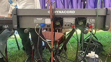 lenin: Dynacord PowerMate 1600 gücləndiricili miks konsolu + Yamaha pasiv — 3