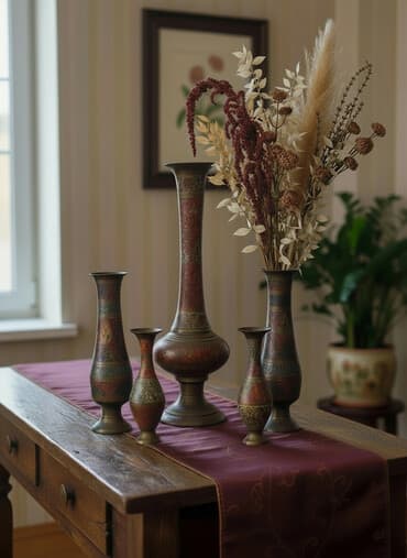 qədimi tava: Vaza dəsti, Mis — 2