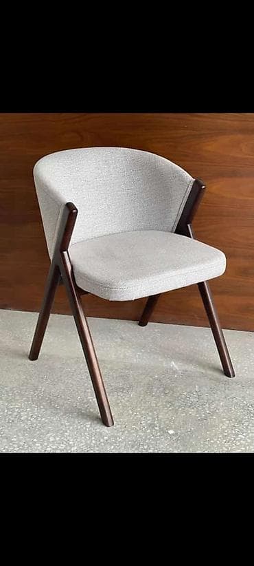 şuşə stollar: Mətbəx üçün, Qatlanmayan, Stul — 6