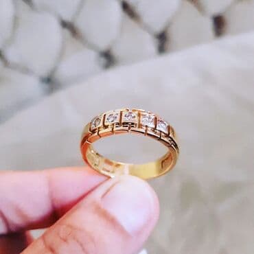 nişan üzükleri: Nişan, Üzük, Versace, Sarı qızıl, 750 Əyar, Brilyant — 4