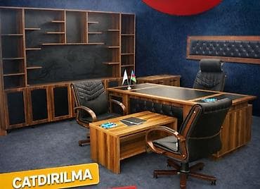 mingecevir sekilleri: Direktor kabinet mebeli dəsti Tərkibi: kreslolar daxil deyil!! — 1