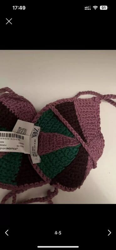 rus dilinde luget: Zara toxunma bralet. Tezedir s ve m razmer var — 5