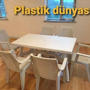 plastik stollar: 🇹🇷Çox keyfiyyətli və davamlı Holiday Sultan dəsti🇹🇷 — 4