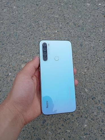 индукционная плита купить в баку: Redmi Note 8, 64 ГБ, цвет - Голубой, Отпечаток пальца — 2
