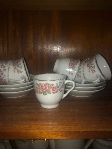 first class kofe: Чайный набор, цвет - Белый — 1