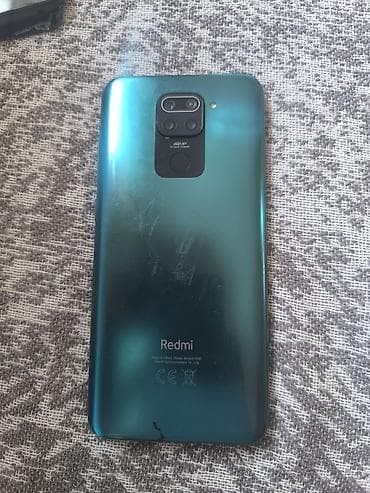 printer skaner: Redmi Note 9, 128 GB, rəng - Yaşıl, Barmaq izi — 2