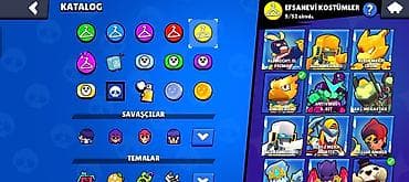 Ювелирные изделия: Brawl Stars oyunu üçün yüksək səviyyəli hesab - Kupa: 53,075+ - — 7