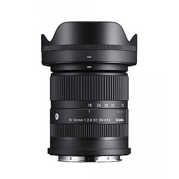 Фото и видеокамеры: Sigma 18-50mm f/2.8 DC DN (Ø55) obyektiv - Brenifokal aralığı: 18–50 — 1