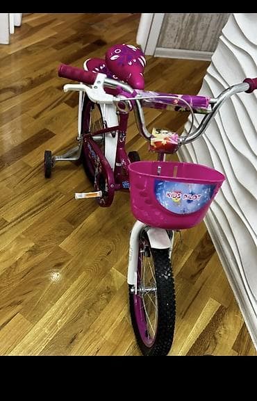 Yeni Dörd təkərli Uşaq velosipedi 14", sürətlərin sayı: 1, Ödənişli çatdırılma — 4