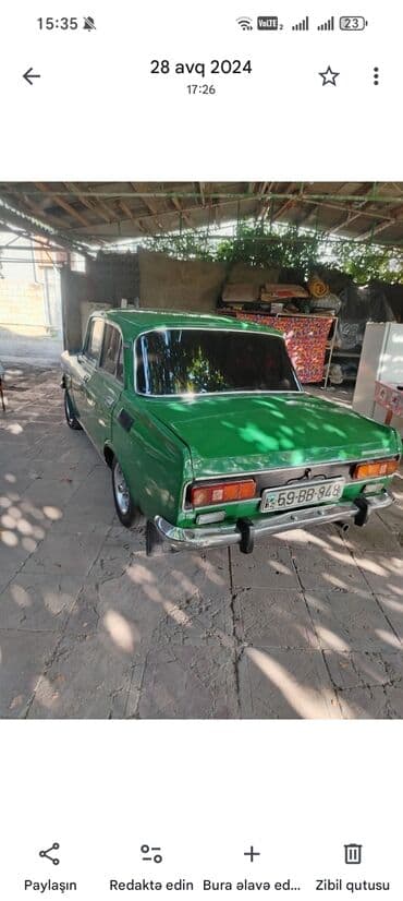 lada vaz 2108: Model: Moskvich 412 (sedan) Rəng: tünd yaşıl Ban növü: 4 qapılı sedan — 5