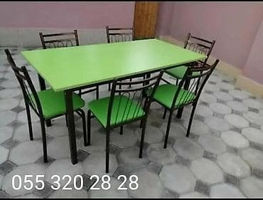 stul: 4 nəfərlik,6 nəfərlik8 nəfərlik 130 manatdan - 240 manata qədər — 2