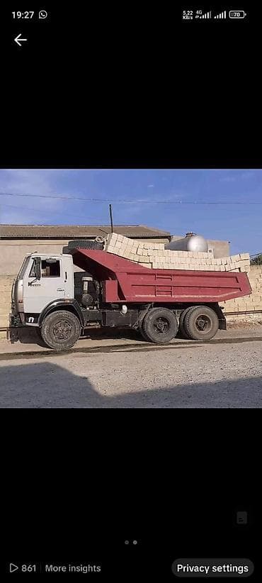 ev temiri dizayn: Qum‑çınqıl, torpaq, daş, kubik daş və tikinti tullantılarının — 1