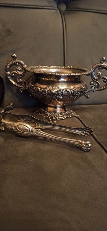 ваза для фруктов богемия: Məhsul: Retro dekor və mətbəx əşyaları dəsti - Büst fiquru: Tünd — 28