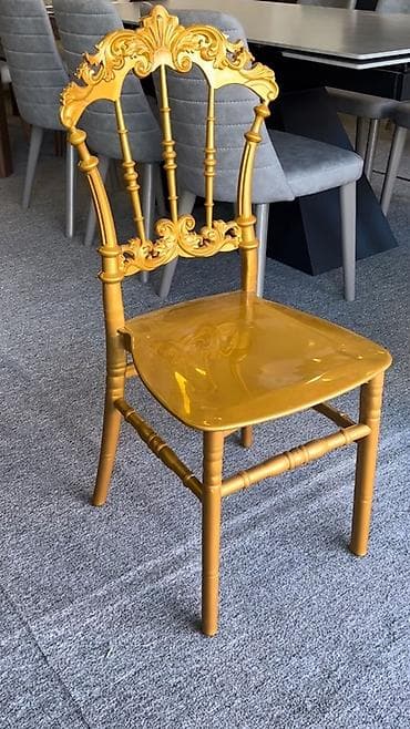 Qonaq otağı üçün, Qatlanmayan, rəng - Sarı Stul