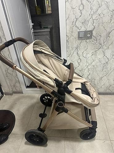 uwaq oturacagi: Uşaq arabası – Kidilo, bej rəng Xüsusiyyətlər: - 2-in-1 konstruksiya — 5