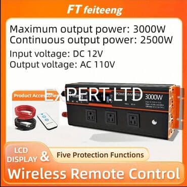 чехлы на автомобиль: Yeni Inverter, 1500-3000 Vt, Rayonlara çatdırılma, Ünvandan götürmə, Ödənişli çatdırılma — 6