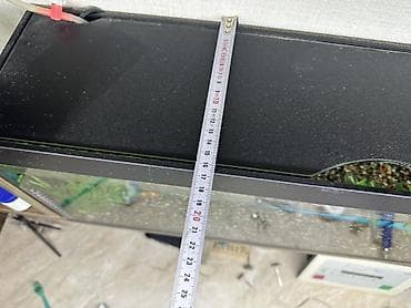 Gəmiricilər: Akvaryum komplekti – iri ölçülü şüşə akvarium və dekorasiyalar - Uzun — 7