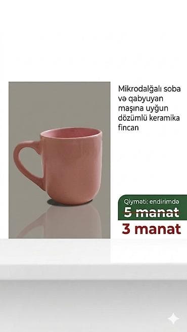 ickiler: Fincanlar, rəng - Ağ, Keramika, 1 əd — 5