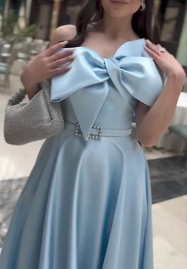 vecer: Göy rəngdə zərif ziyafət/libas 280 manata alınıb - Allegra - Model — 2