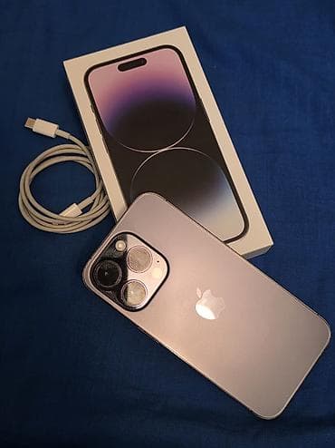 ipone xr: IPhone 14 Pro, 128 GB, Deep Purple, Simsiz şarj, Face ID — 5