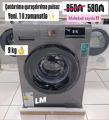 Paltaryuyan maşın Hoffmann, 9 kq, Yeni, Avtomat, Qurutmasız, Kredit yoxdur, Pulsuz çatdırılma