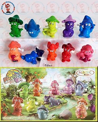 Kinder Magic kolleksiyası – Painty Ten (Wachsmal Stift) fiqurları -