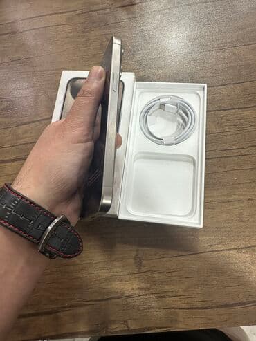 15 pro max 512 qiymeti: IPhone 15 Pro Max, 256 GB, Natural Titanium, Zəmanət — 3