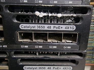 kamera kredit: Məhsul: Cisco Catalyst 3650 48 PoE+ 4x1G şəbəkə sviçi Xüsusiyyətlər — 1