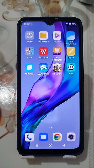 telefon xiaomi: Xiaomi Mi 9, 32 GB, rəng - Mavi, 
 Barmaq izi — 1