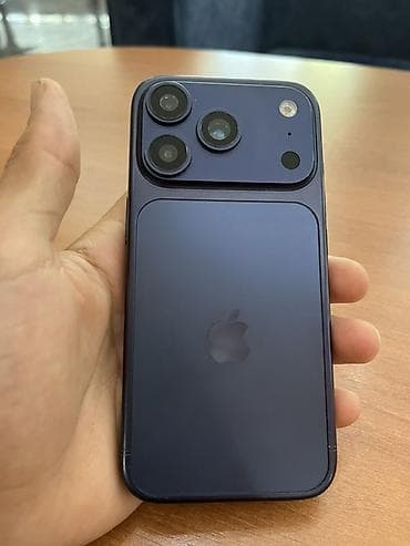 iphone telofon: IPhone 17 Pro, Midnight, Simsiz şarj — 1