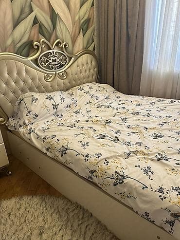 İki nəfərlik carpayı.ölcüləri 160*200.Bazalıdır,matrasla birlikdə
