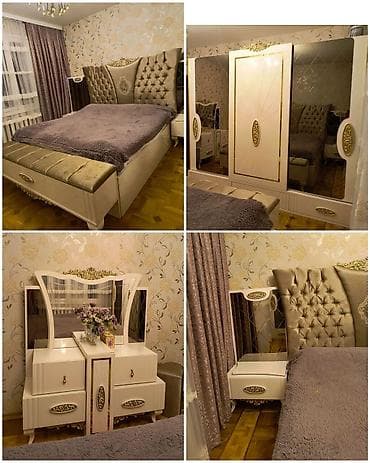 stollar ve stullar: İkinəfərlik çarpayı, Dolab, Termo, 2 tumba, İşlənmiş — 1