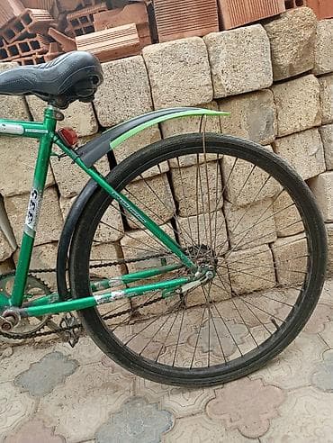 velosipet raması: Şəhər tipi uşaq/yeniyetmə velosipedi - Rəng: yaşıl-qarışıq qara — 2